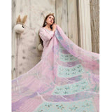 Zysha Embroidered Lawn Zari Fancy Dupatta Un-Stitched 3Pcs Suit - 6556, Women, 3Pcs Shalwar Suit, Tawakkal Fabrics, Chase Value