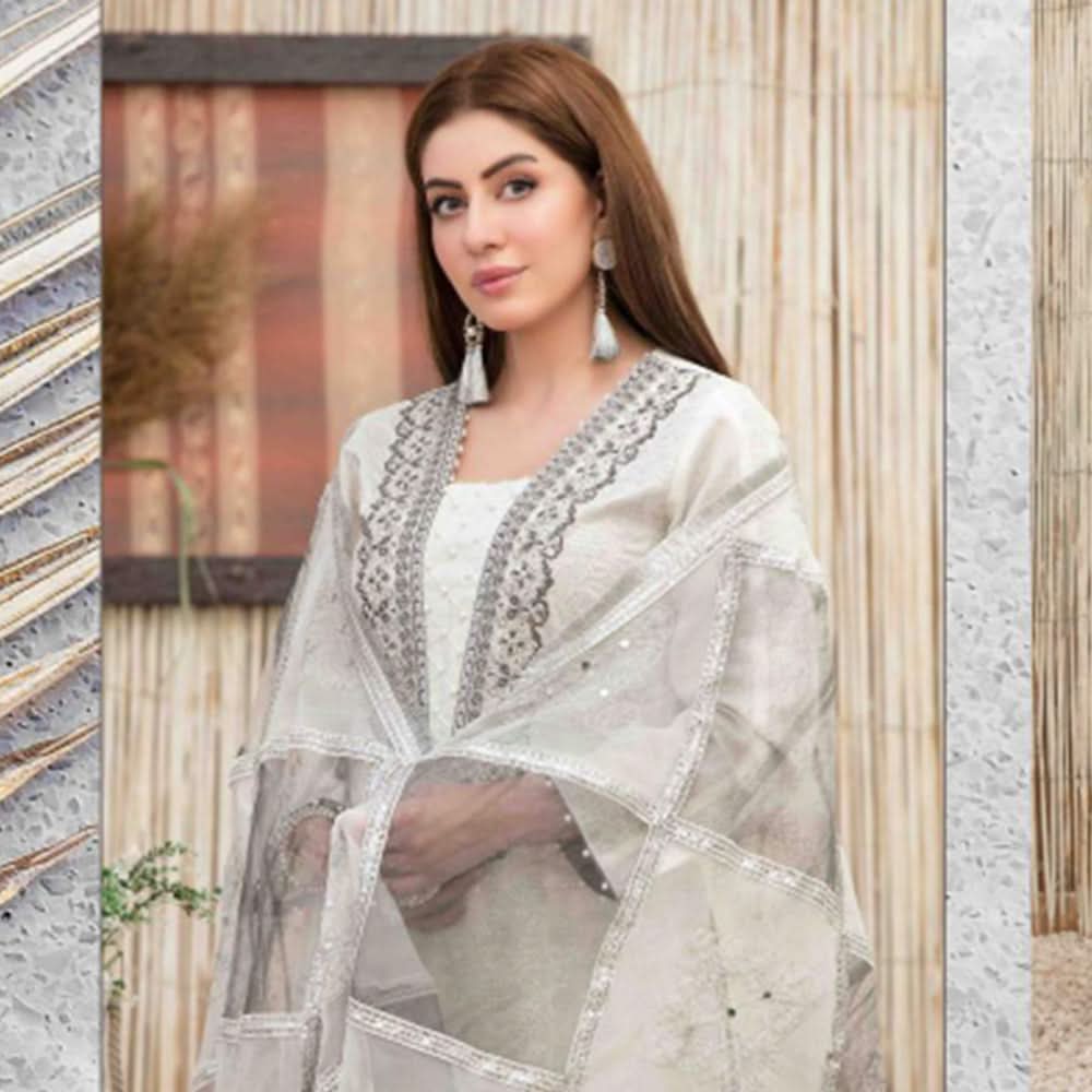 Zysha Embroidered Lawn Zari Fancy Dupatta Un-Stitched 3Pcs Suit - 6559, Women, 3Pcs Shalwar Suit, Tawakkal Fabrics, Chase Value