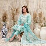Zysha Embroidered Lawn Zari Fancy Dupatta Un-Stitched 3Pcs Suit - 6560, Women, 3Pcs Shalwar Suit, Tawakkal Fabrics, Chase Value