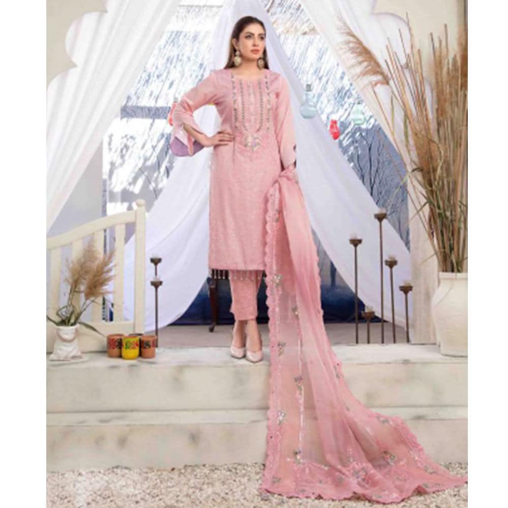 Zysha Embroidered Lawn Zari Fancy Dupatta Un-Stitched 3Pcs Suit - 6562, Women, 3Pcs Shalwar Suit, Tawakkal Fabrics, Chase Value