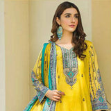 Five Star Classic Printed Lawn 3 Pcs Unstitched Suit - 1302, Women, 3Pcs Shalwar Suit, Chase Value, Chase Value