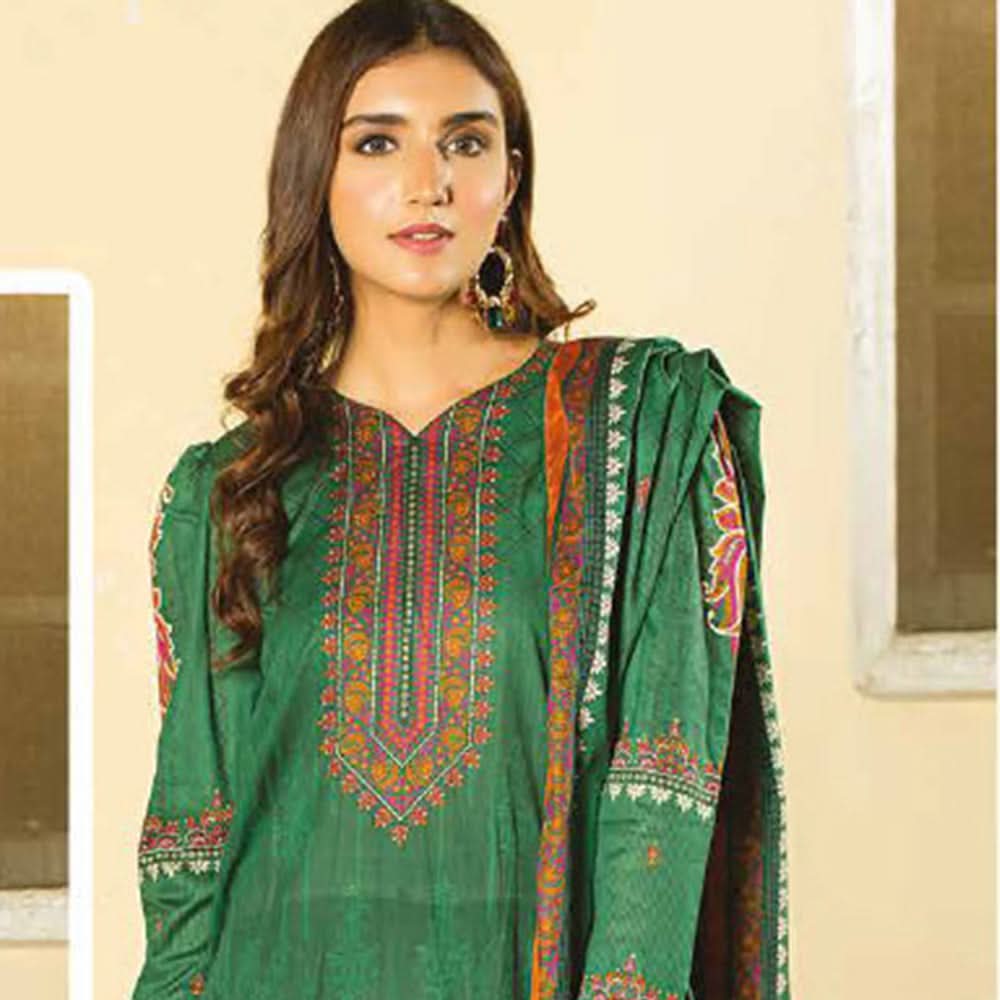 Five Star Classic Printed Lawn 3 Pcs Unstitched Suit - 1309, Women, 3Pcs Shalwar Suit, Chase Value, Chase Value