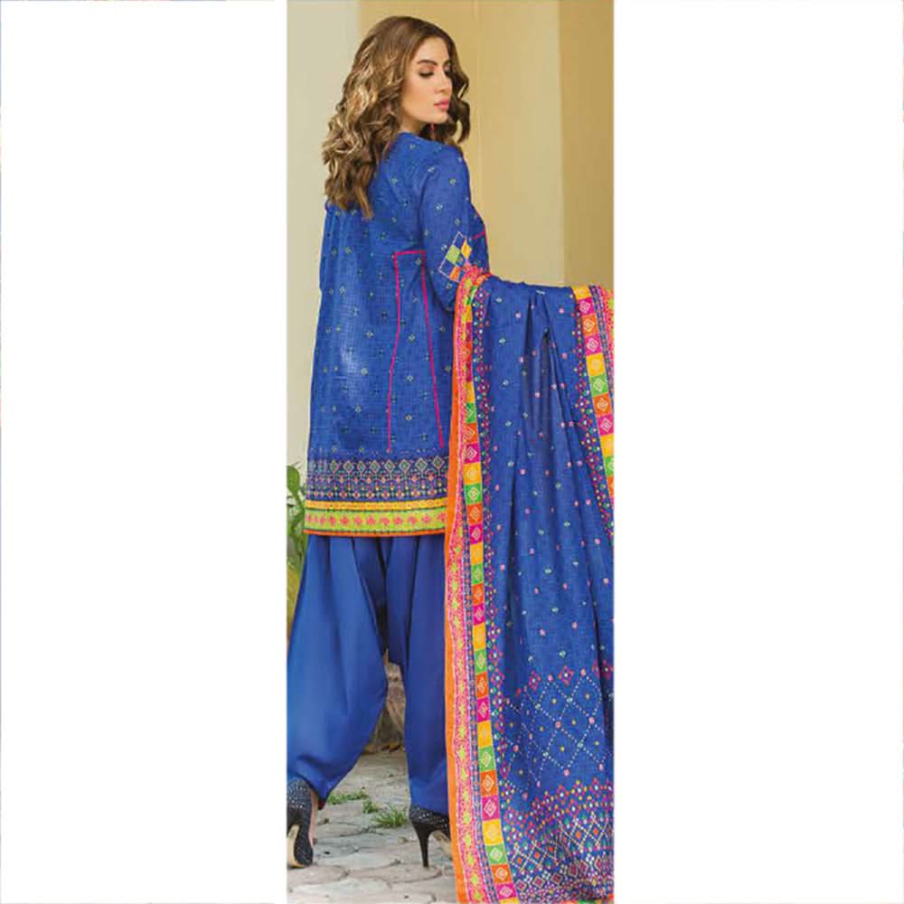 Five Star Classic Printed Lawn 3 Pcs Unstitched Suit - 1315, Women, 3Pcs Shalwar Suit, Chase Value, Chase Value