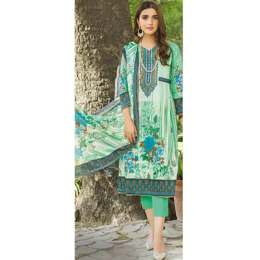 Five Star Classic Printed Lawn 3 Pcs Unstitched Suit - 1319, Women, 3Pcs Shalwar Suit, Chase Value, Chase Value
