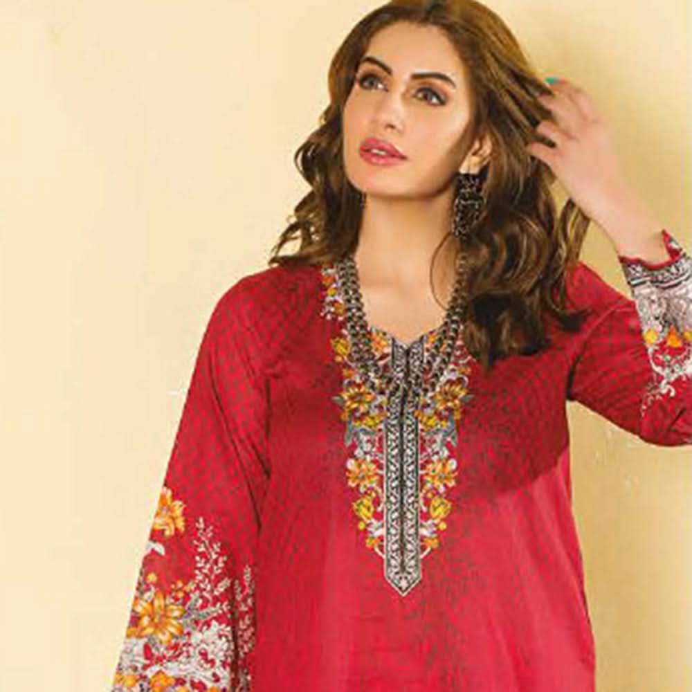 Five Star Classic Printed Lawn 3 Pcs Unstitched Suit - 1320, Women, 3Pcs Shalwar Suit, Chase Value, Chase Value