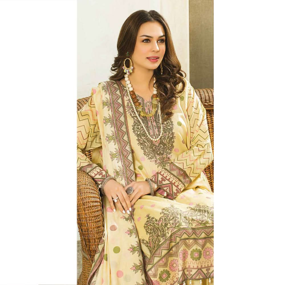 Five Star Classic Printed Lawn 3 Pcs Unstitched Suit - 1303, Women, 3Pcs Shalwar Suit, Chase Value, Chase Value