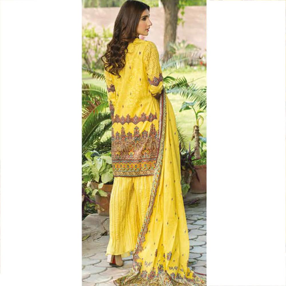 Five Star Classic Printed Lawn 3 Pcs Unstitched Suit - 1304, Women, 3Pcs Shalwar Suit, Chase Value, Chase Value