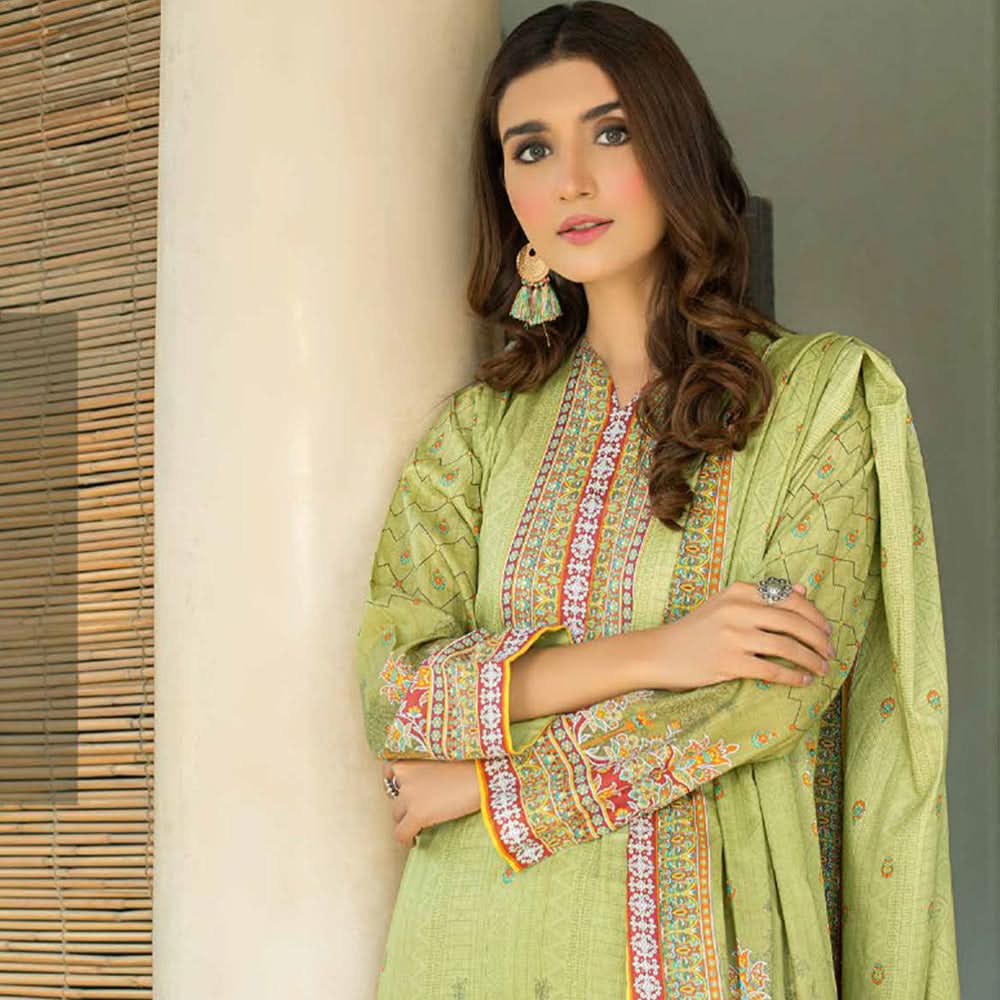 Five Star Classic Printed Lawn 3 Pcs Unstitched Suit - 1306, Women, 3Pcs Shalwar Suit, Chase Value, Chase Value
