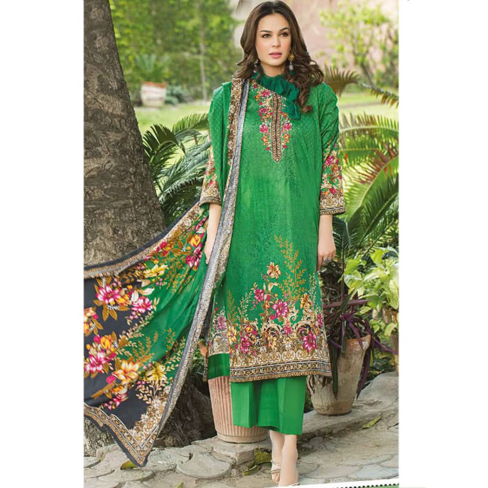 Five Star Classic Printed Lawn 3 Pcs Unstitched Suit - 1320, Women, 3Pcs Shalwar Suit, Chase Value, Chase Value