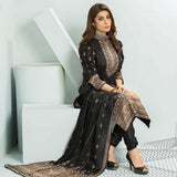 Five Star Classic Black & White Printed Lawn 3Pcs Unstitched Suit - 1333, Women, 3Pcs Shalwar Suit, Chase Value, Chase Value