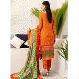 Monsoon Printed Lawn Unstitched 3Pcs Suit V3 - A4, Women, 3Pcs Shalwar Suit, Al-Zohaib Textiles, Chase Value