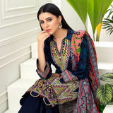 Monsoon Printed Lawn Unstitched 3Pcs Suit V3 - C2, Women, 3Pcs Shalwar Suit, Al-Zohaib Textiles, Chase Value