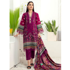 Monsoon Printed Lawn Unstitched 3Pcs Suit V3 - C3, Women, 3Pcs Shalwar Suit, Al-Zohaib Textiles, Chase Value