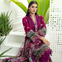Monsoon Printed Lawn Unstitched 3Pcs Suit V3 - C3, Women, 3Pcs Shalwar Suit, Al-Zohaib Textiles, Chase Value