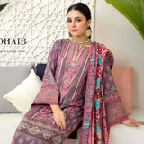 Monsoon Printed Lawn Unstitched 3Pcs Suit V3 - C4, Women, 3Pcs Shalwar Suit, Al-Zohaib Textiles, Chase Value