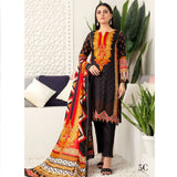 Monsoon Printed Lawn Unstitched 3Pcs Suit V3 - C5, Women, 3Pcs Shalwar Suit, Al-Zohaib Textiles, Chase Value