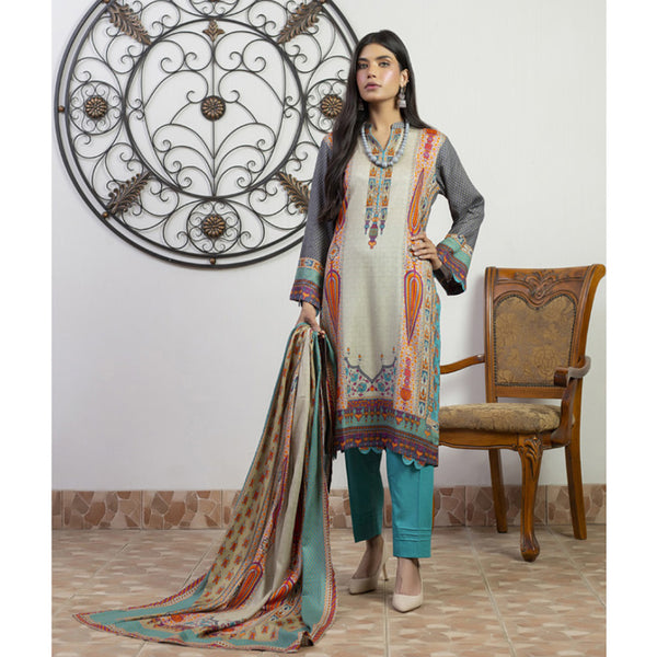 Sahil Printed Lawn Un-Stitched 3Pcs Suit - 1, Women, 3Pcs Shalwar Suit, ZS Textiles, Chase Value