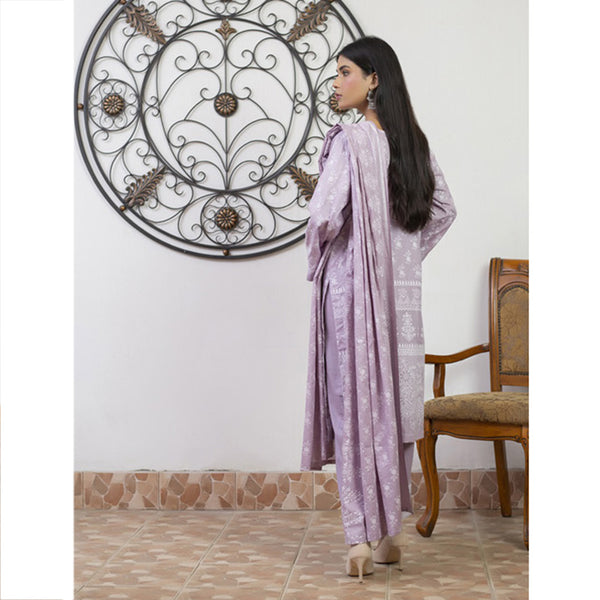 Sahil Printed Lawn Un-Stitched 3Pcs Suit - 3, Women, 3Pcs Shalwar Suit, ZS Textiles, Chase Value