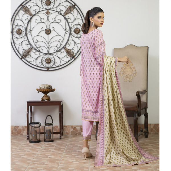 Sahil Printed Lawn Un-Stitched 3Pcs Suit - 5, Women, 3Pcs Shalwar Suit, ZS Textiles, Chase Value