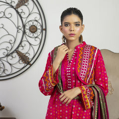 Sahil Printed Lawn Un-Stitched 3Pcs Suit - 7, Women, 3Pcs Shalwar Suit, ZS Textiles, Chase Value