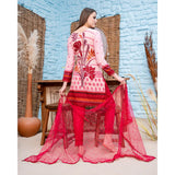 Malai Unstitched 3Pcs Suit V2 - 002, Women, 3Pcs Shalwar Suit, Chase Value, Chase Value
