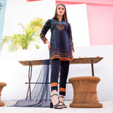 Malai Unstitched 3Pcs Suit V2 - 003, Women, 3Pcs Shalwar Suit, Chase Value, Chase Value