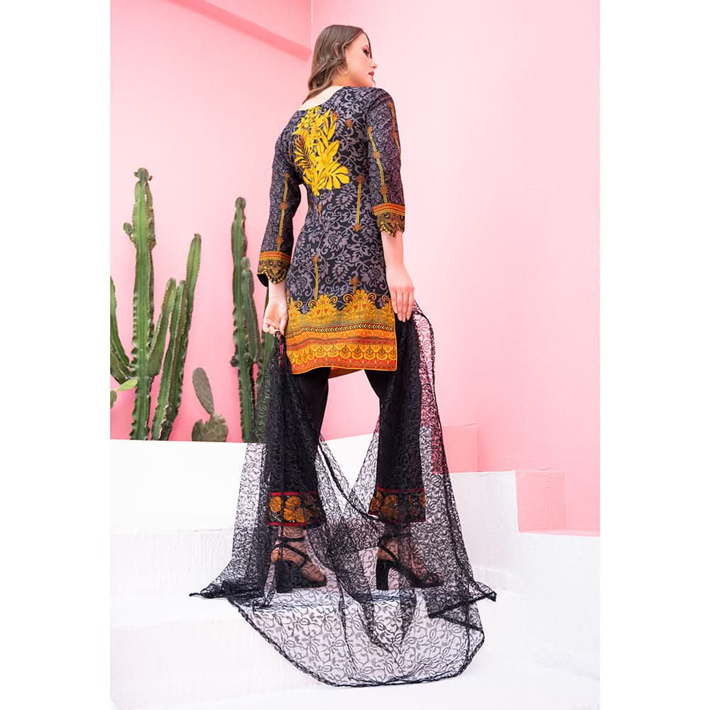 Malai Unstitched 3Pcs Suit V2 - 004, Women, 3Pcs Shalwar Suit, Chase Value, Chase Value