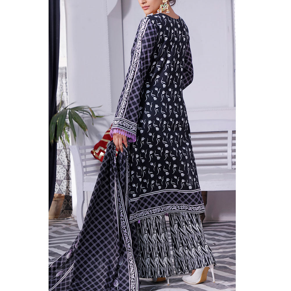 Daman Lawn 3 Pcs Unstitched Suit - 1516-A, Women, 3Pcs Shalwar Suit, VS Textiles, Chase Value