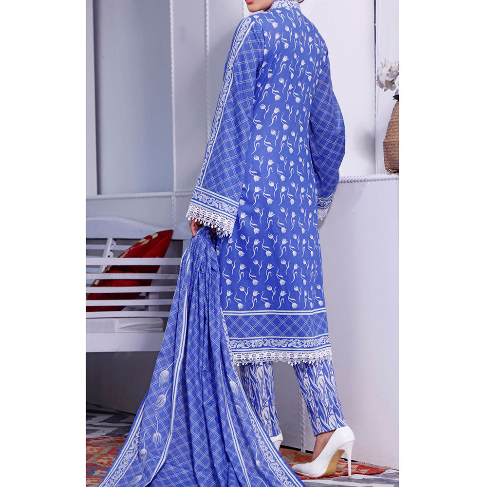 Daman Lawn 3 Pcs Unstitched Suit - 1516-B, Women, 3Pcs Shalwar Suit, VS Textiles, Chase Value