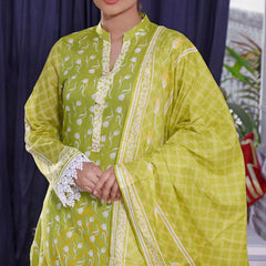 Daman Lawn 3 Pcs Unstitched Suit - 1516-C, Women, 3Pcs Shalwar Suit, VS Textiles, Chase Value