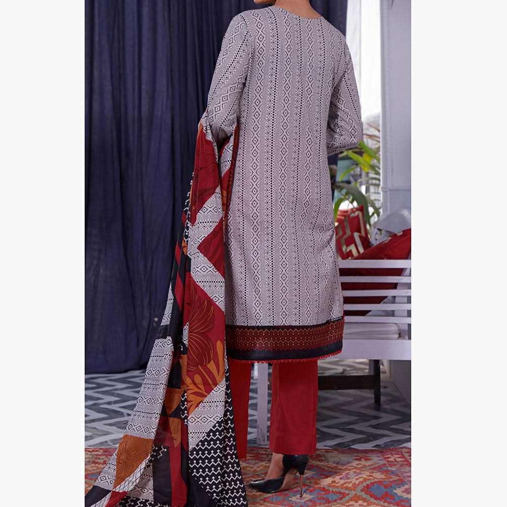 Daman Lawn 3 Pcs Unstitched Suit - 1517-A, Women, 3Pcs Shalwar Suit, VS Textiles, Chase Value