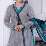 Daman Lawn 3 Pcs Unstitched Suit - 1517-B, Women, 3Pcs Shalwar Suit, VS Textiles, Chase Value