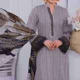 Daman Lawn 3 Pcs Unstitched Suit - 1517-C, Women, 3Pcs Shalwar Suit, VS Textiles, Chase Value