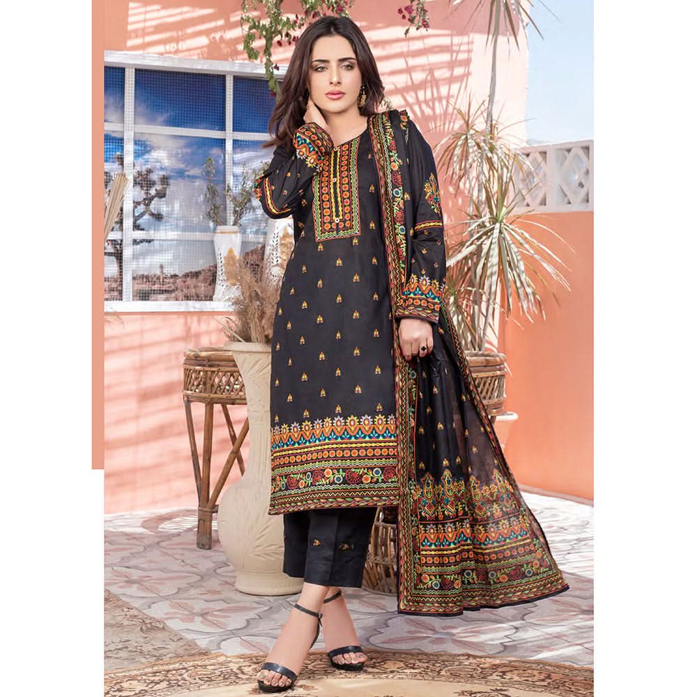 Five Star Smarttle Lawn 3 Pcs Unstitched Suit - A2, Women, 3Pcs Shalwar Suit, Chase Value, Chase Value