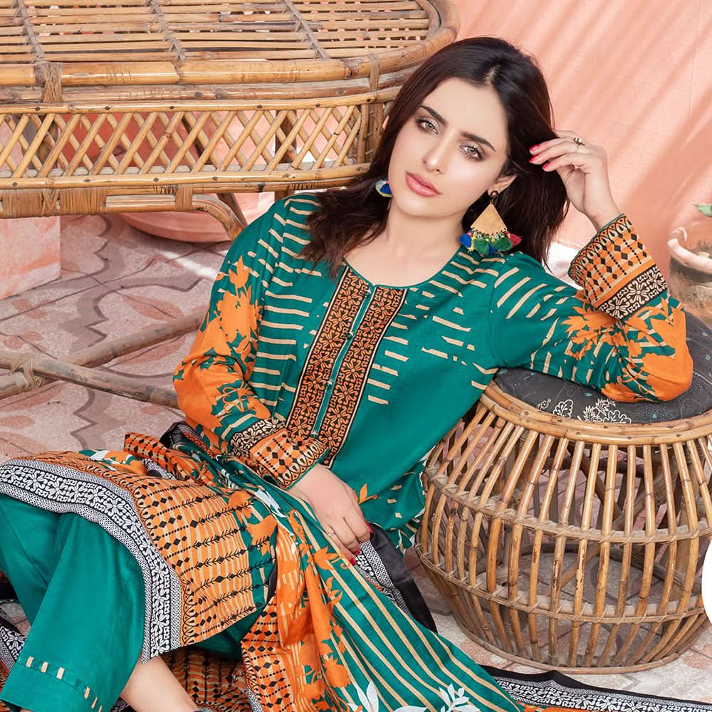 Five Star Smarttle Lawn 3 Pcs Unstitched Suit - A4, Women, 3Pcs Shalwar Suit, Chase Value, Chase Value