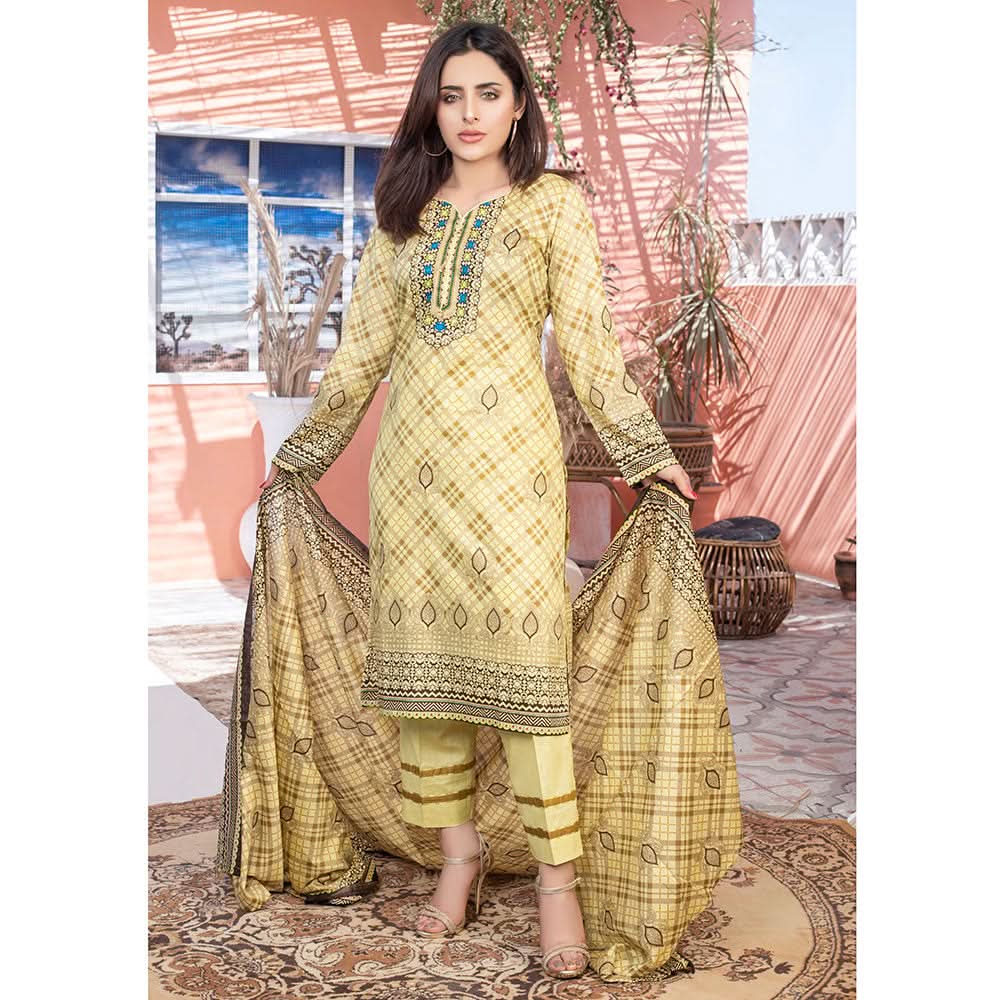 Five Star Smarttle Lawn 3 Pcs Unstitched Suit - A6, Women, 3Pcs Shalwar Suit, Chase Value, Chase Value