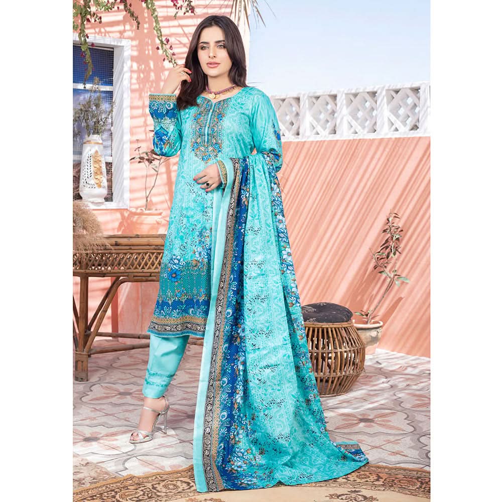 Five Star Smarttle Lawn 3 Pcs Unstitched Suit - B3, Women, 3Pcs Shalwar Suit, Chase Value, Chase Value