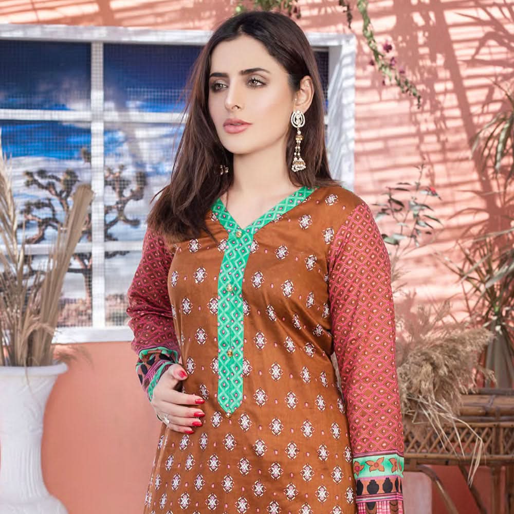 Five Star Smarttle Lawn 3 Pcs Unstitched Suit - B5, Women, 3Pcs Shalwar Suit, Chase Value, Chase Value