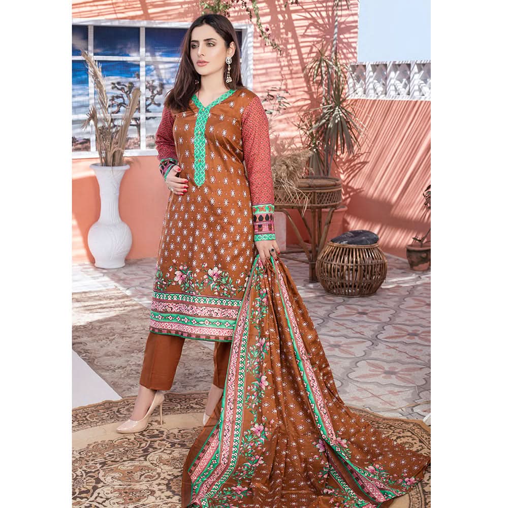 Five Star Smarttle Lawn 3 Pcs Unstitched Suit - B5, Women, 3Pcs Shalwar Suit, Chase Value, Chase Value