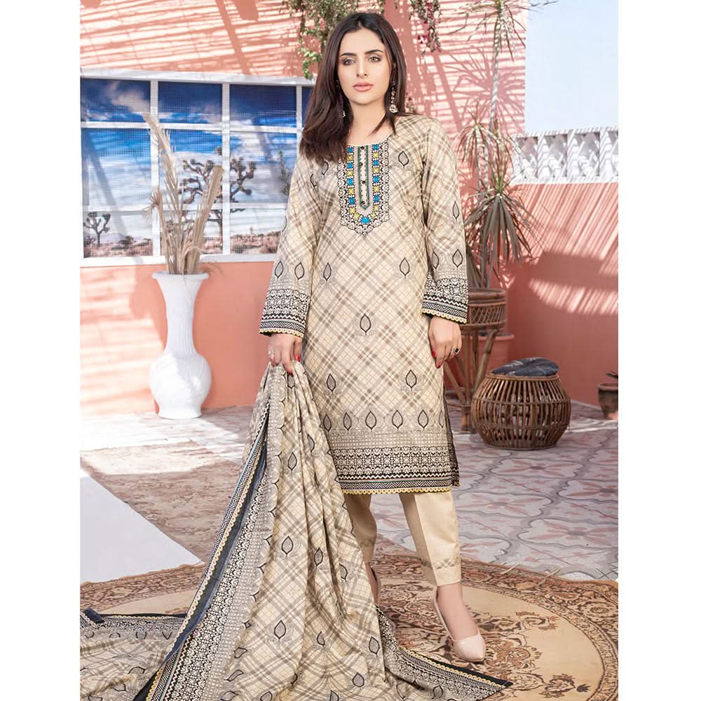 Five Star Smarttle Lawn 3 Pcs Unstitched Suit - B6, Women, 3Pcs Shalwar Suit, Chase Value, Chase Value