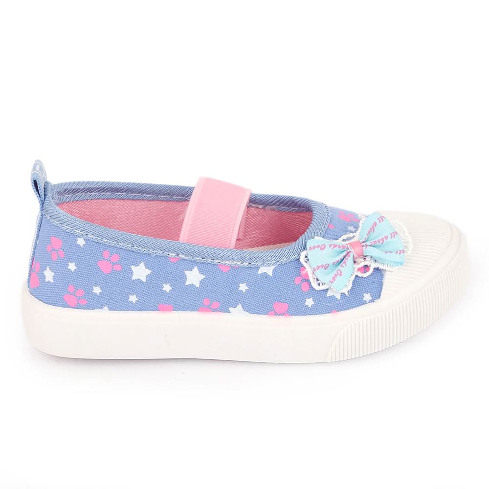 Girls Casual Shoes (AB-25) - Light Blue, Kids, Girls Sneakers And Shoes, Chase Value, Chase Value