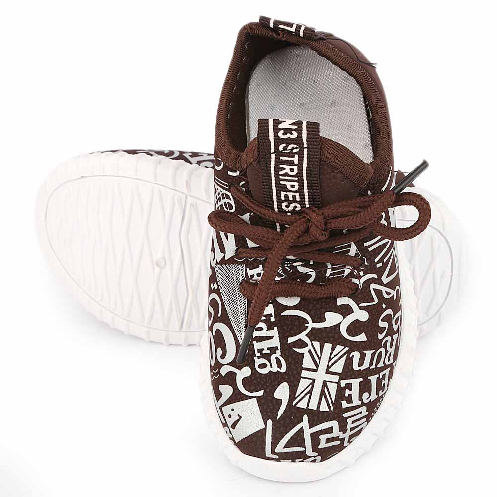 Boys Joggers Shoes - (AB-27) Brown, Kids, Boys Casual Shoes And Sneakers, Chase Value, Chase Value