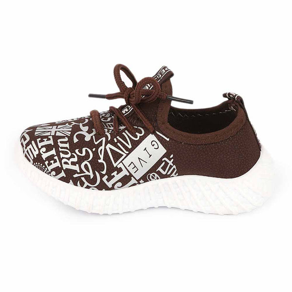 Boys Joggers Shoes - (AB-27) Brown, Kids, Boys Casual Shoes And Sneakers, Chase Value, Chase Value