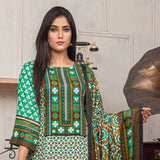 Three Star Printed Lawn 3 Pcs Un-Stitched Suit Vol 5 - 2-A, Women, 3Pcs Shalwar Suit, Al Dawood Textiles, Chase Value