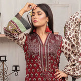 Three Star Printed Lawn 3 Pcs Un-Stitched Suit Vol 5 - 3-A, Women, 3Pcs Shalwar Suit, Al-Dawood Textiles, Chase Value