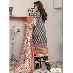 Three Star Printed Lawn 3 Pcs Un-Stitched Suit Vol 5 - 3-B, Women, 3Pcs Shalwar Suit, Al-Dawood Textiles, Chase Value