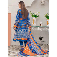 Three Star Printed Lawn 3 Pcs Un-Stitched Suit Vol 5 - 4-B, Women, 3Pcs Shalwar Suit, Al-Dawood Textiles, Chase Value