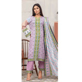Three Star Printed Lawn 3 Pcs Un-Stitched Suit Vol 5 - 5-A, Women, 3Pcs Shalwar Suit, Al Dawood Textiles, Chase Value