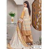 Three Star Printed Lawn 3 Pcs Un-Stitched Suit Vol 5 - 5-B, Women, 3Pcs Shalwar Suit, Al Dawood Textiles, Chase Value