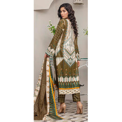 Three Star Printed Lawn 3 Pcs Un-Stitched Suit Vol 5 - 6-B, Women, 3Pcs Shalwar Suit, Al Dawood Textiles, Chase Value